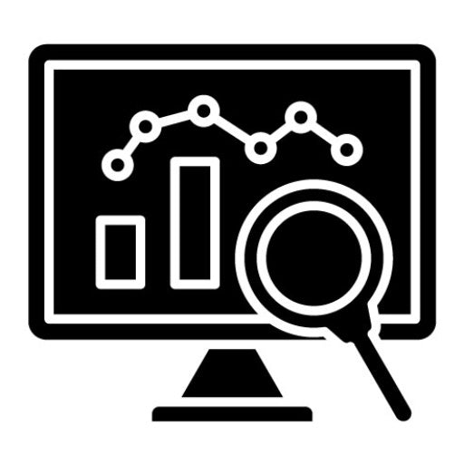 Analytics Glyph Icon | Big Data