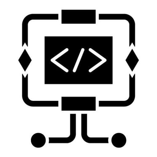 Algorithm Glyph Icon | Big Data