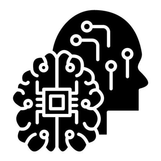 Artificial Intelligence Glyph Icon | Big Data