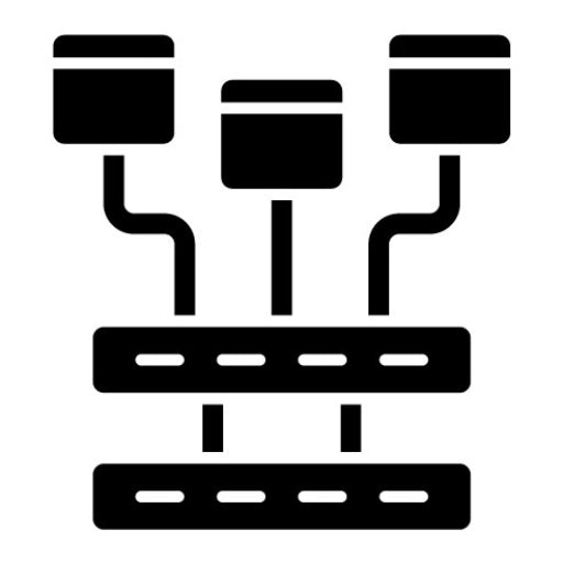 Data Modelling Glyph Icon