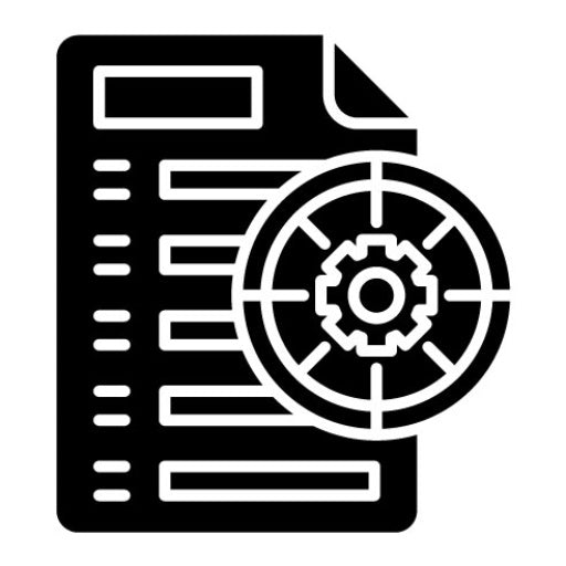 Goals Management Glyph Icon