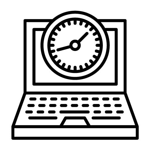 Working Time Icon | Human Resource