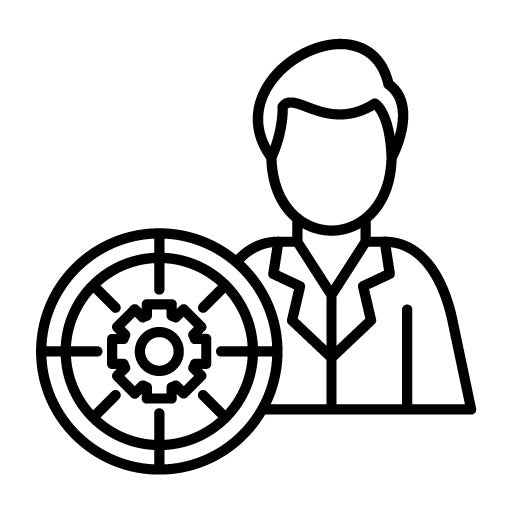 Set Goals Icon | Human Resource