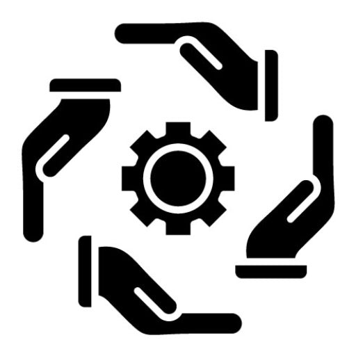 Team work Glyph Icon | Human Resource