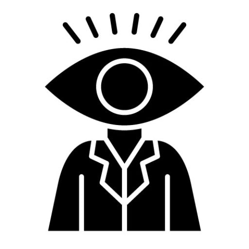 Vision Glyph Icon | Human Resource