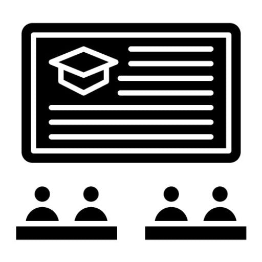 Lecture Glyph Icon | School
