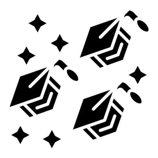Graduates Glyph Icon
