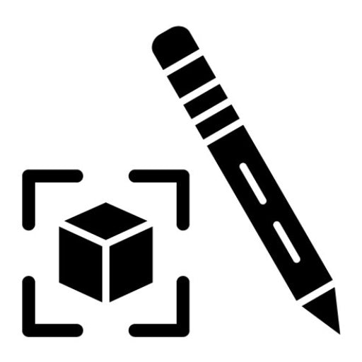 Cube Glyph Icon | School