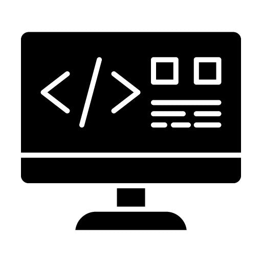 Website Coding Glyph Icon