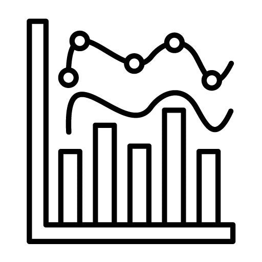Bell Shaped Graph Icon