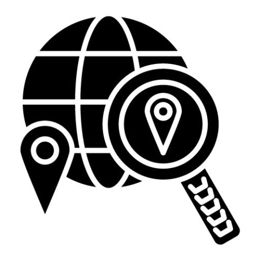 Search Location Glyph Icon