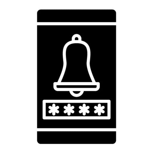 Access Alarms Glyph Icon