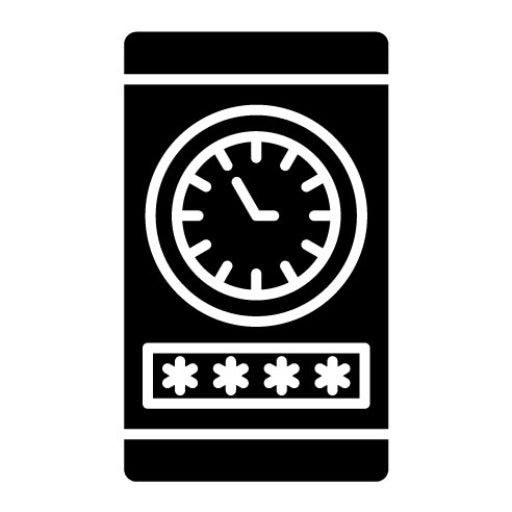 Access Time Glyph Icon