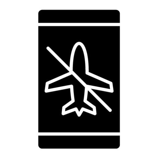 Airplane mode Inactive Glyph Icon