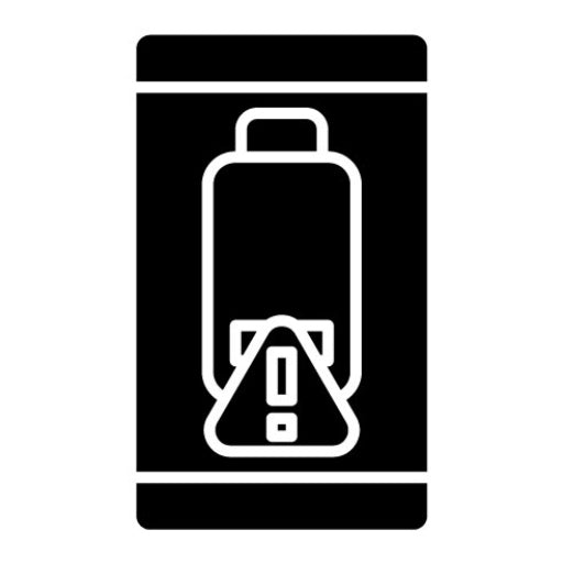 Battery alert Glyph Icon | Mobile UI & UX