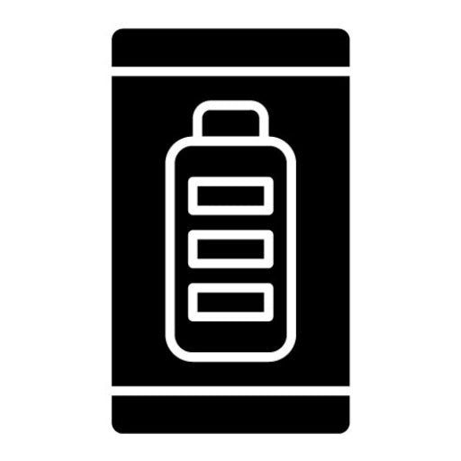 Battery Full Glyph Icon