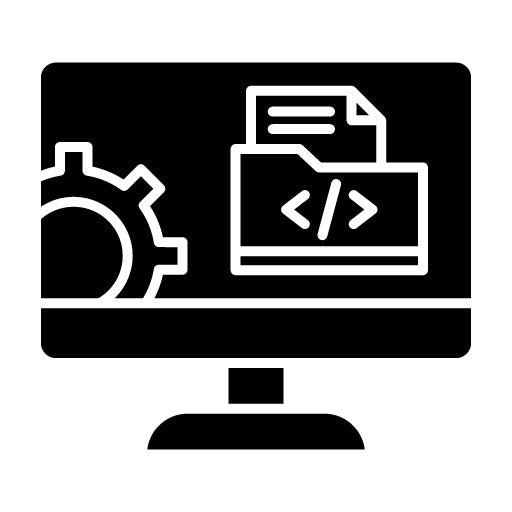 Web Development Glyph Icon