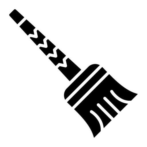 Broom Glyph Icon | Home Improvements