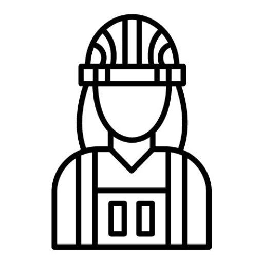 Builder Female Icon