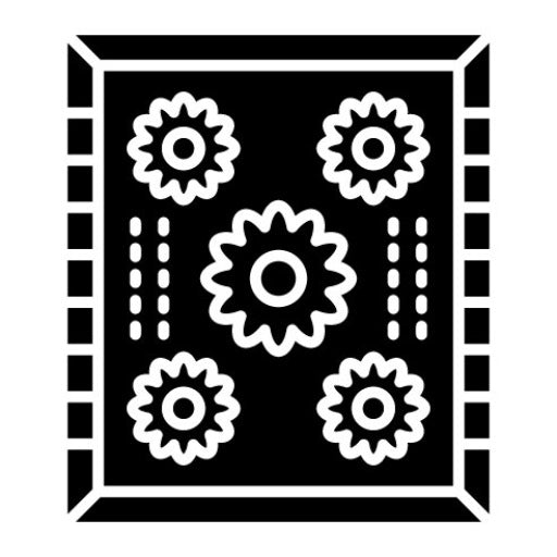Carpet Glyph Icon | Home Improvements