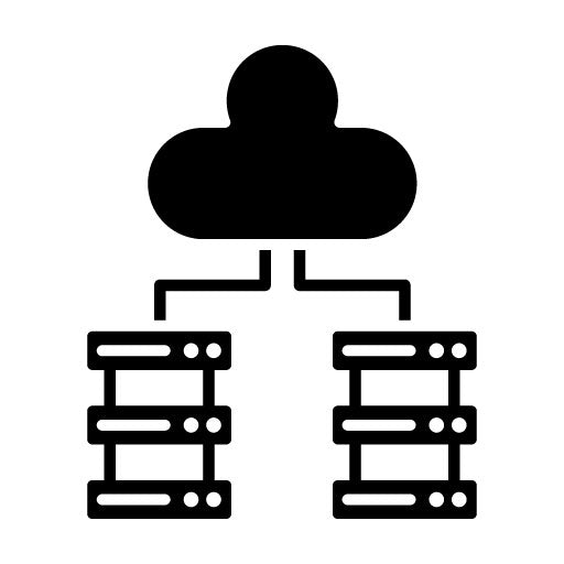 Big Data Glyph Icon