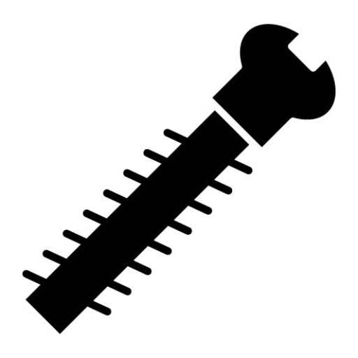 Screw Glyph Icon