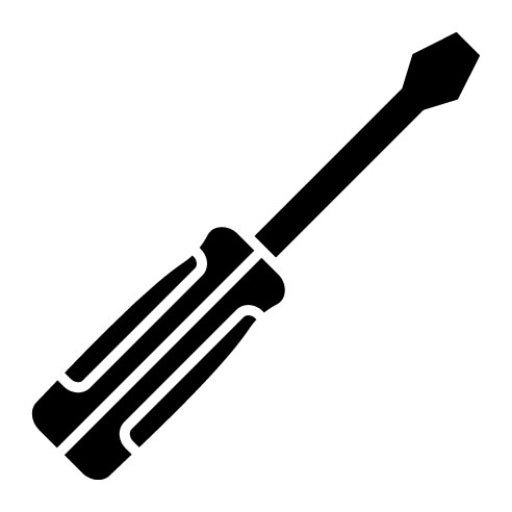 Screwdriver Glyph Icon | Home Improvements