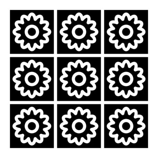 Wall Tiles Glyph Icon