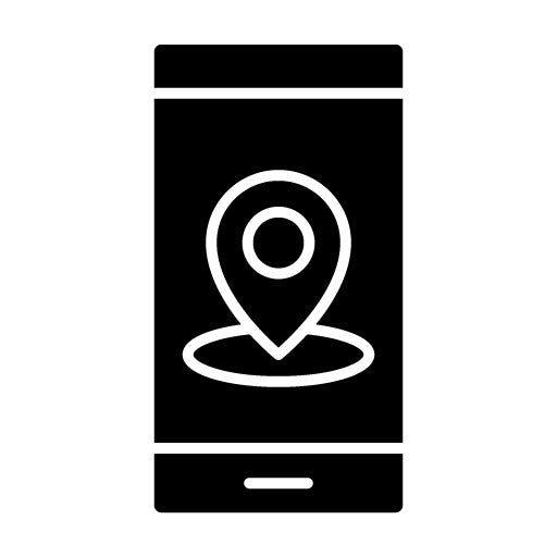 GPS Glyph Icon
