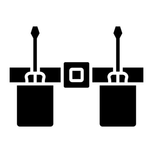 Work Belt Glyph Icon