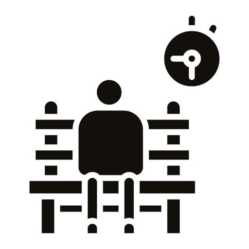 Alone Time Glyph Icon