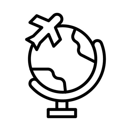 Globe Icon | Vacation Planning