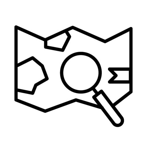 Search Map Icon | Vacation Planning