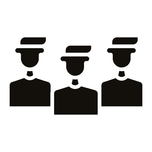 Small Group Glyph Icon