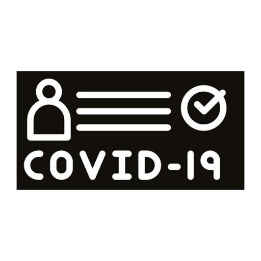 Vaccination Certificate Glyph Icon | Vacation Planning