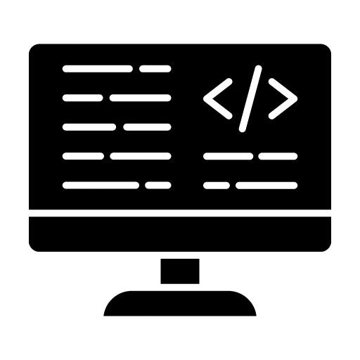 CSS Code Glyph Icon