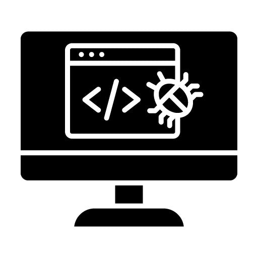 Website Bug Glyph Icon