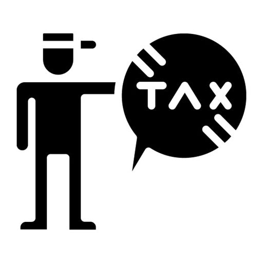 Tax Resistance Glyph Icon