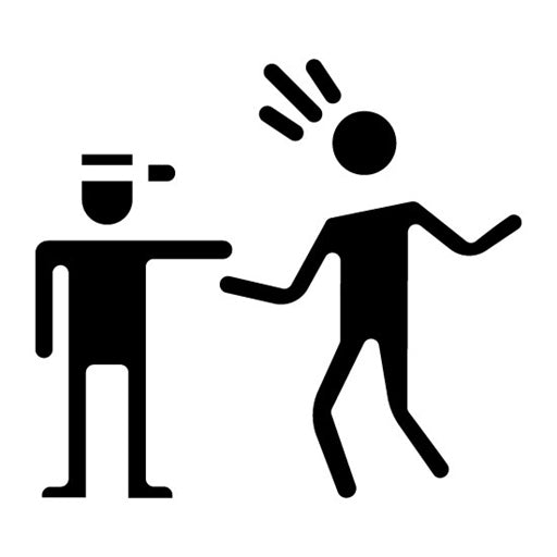 Violent Glyph Icon