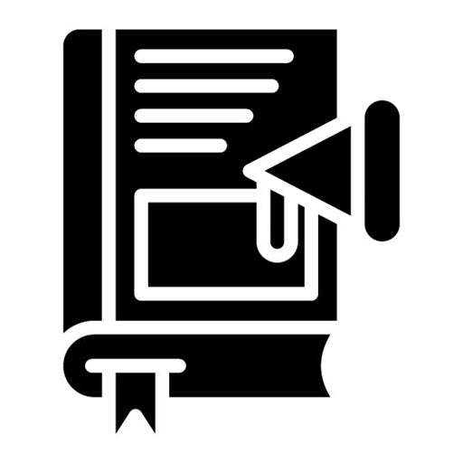 Book Promotion Glyph Icon