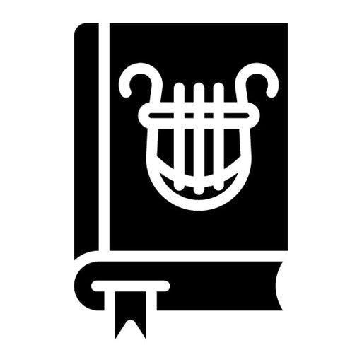 Classic Literature Glyph Icon