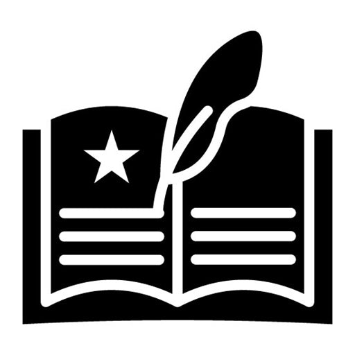 Culture Glyph Icon | Literature