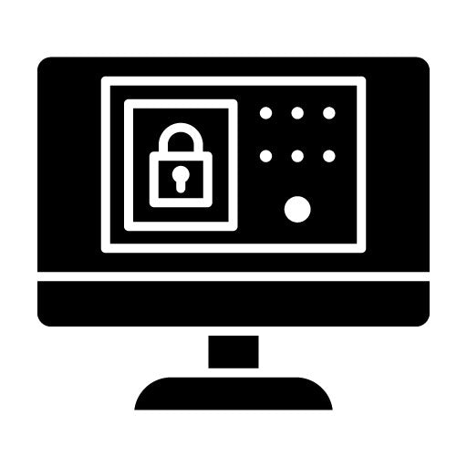 Security System Glyph Icon
