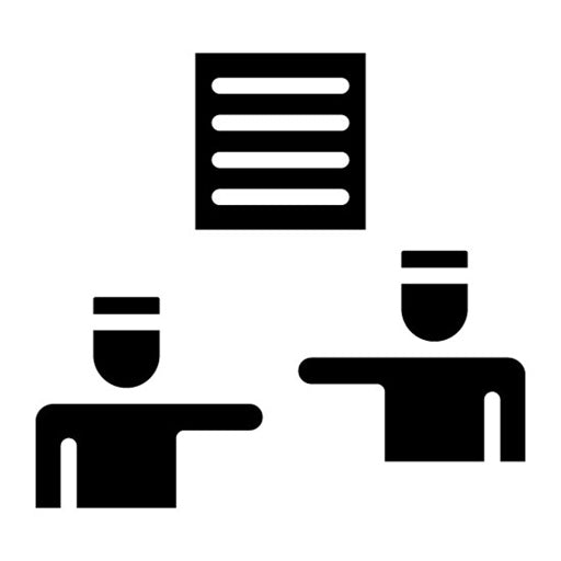 Subject Matter Glyph Icon