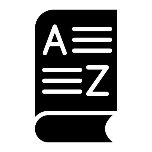 Vocabulary Glyph Icon