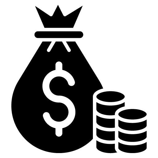 Budget Glyph Icon | Vacation and Tourism