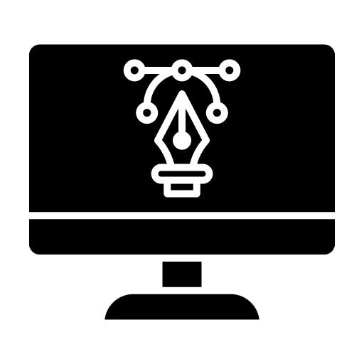 Web Vector Design Glyph Icon