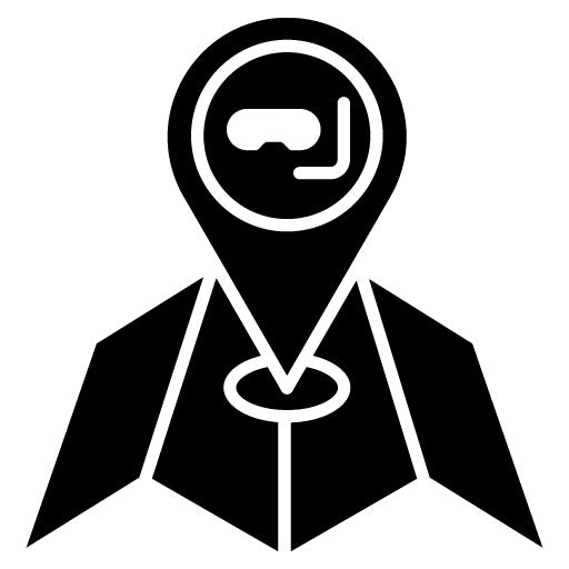 GPS Glyph Icon | Vacation and Tourism