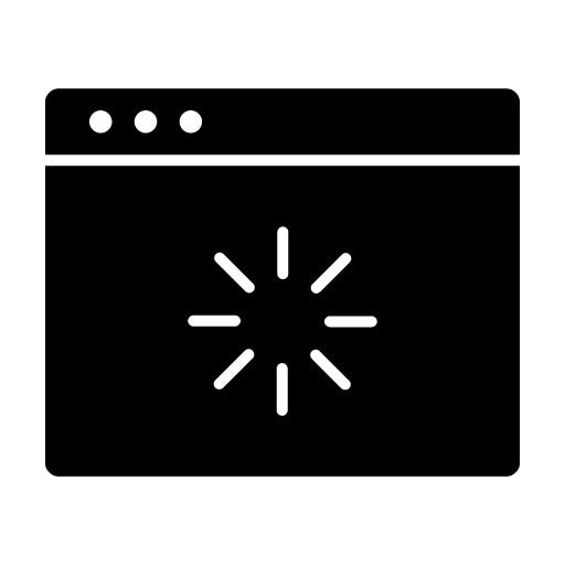 Web Loading Glyph Icon