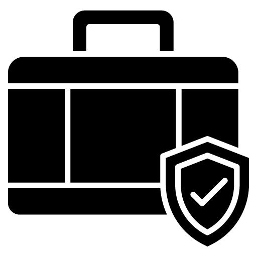 Travel Insurance Glyph Icon | Vacation and Tourism